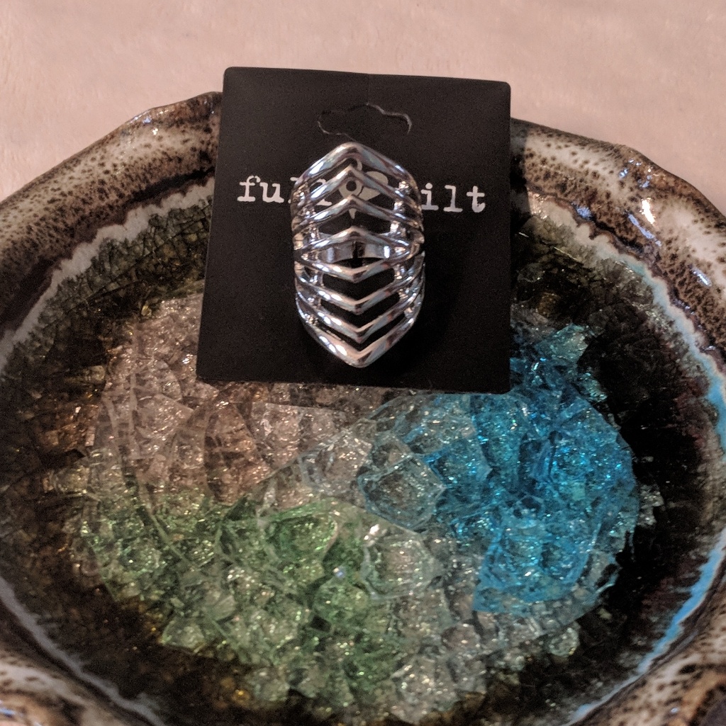 B2g1freesilver Statement Ring